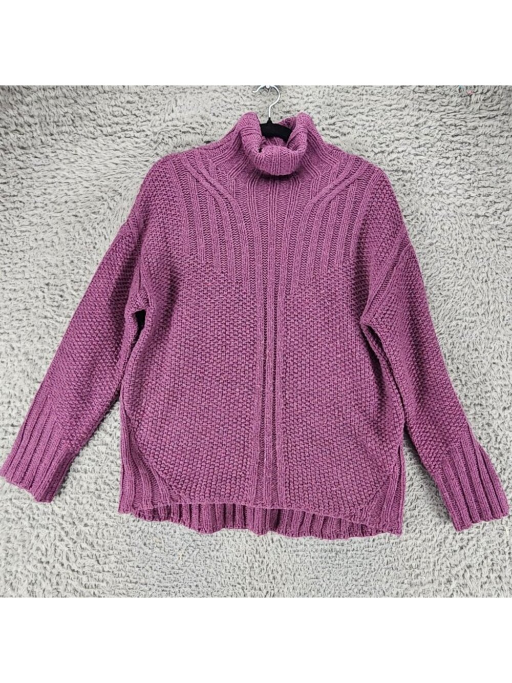 Smartwool Sweater Womens Medium Purple Lambswool Blend Long Sleeve Pullover